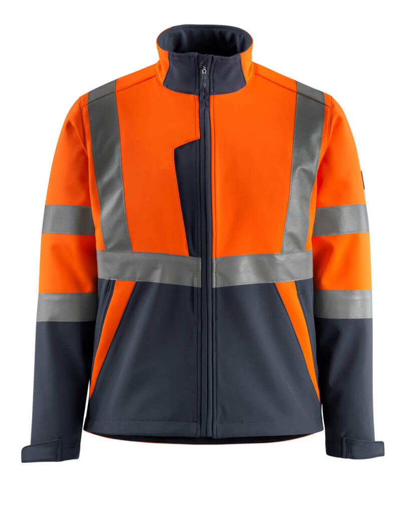 Hi-Vis softshell striukė su flisu viduje 15902-253 MASCOT®
