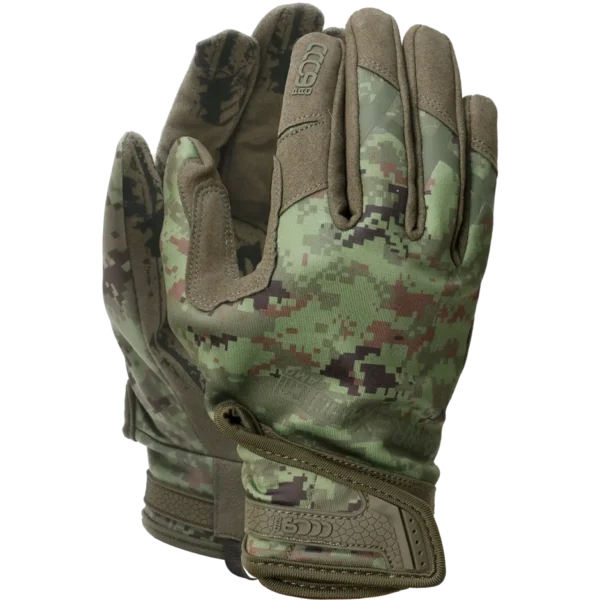 TAMREX Tactical Camo sintetinės darbo pirštines