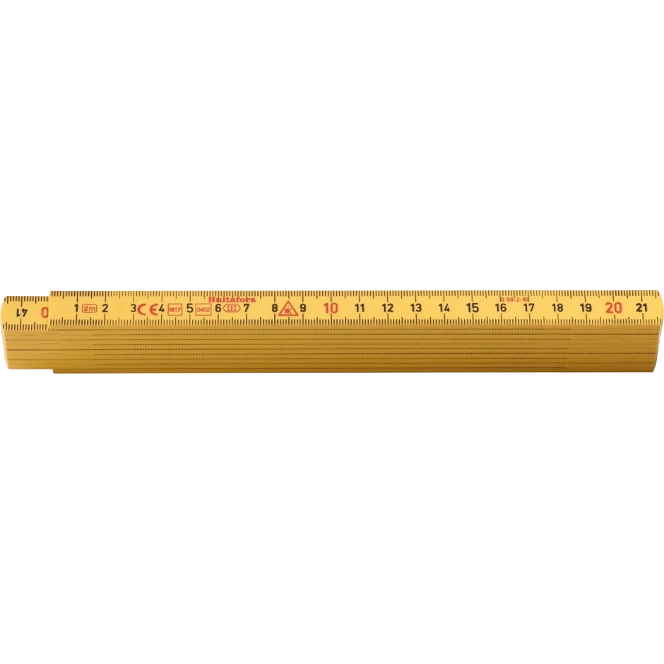 HULTAFORS stiklo pluošto liniuotė, 2 m, modelis G 59-2-10 GU