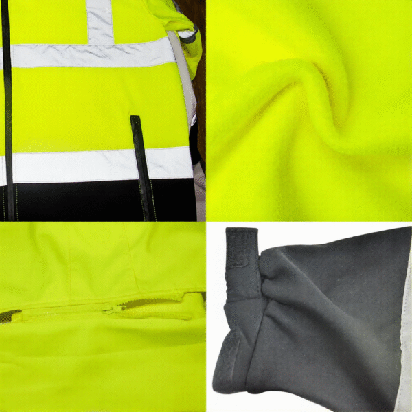 Aukšto Matomumo „Softshell“ Darbo Striukė Su Kapišonu - Image 4